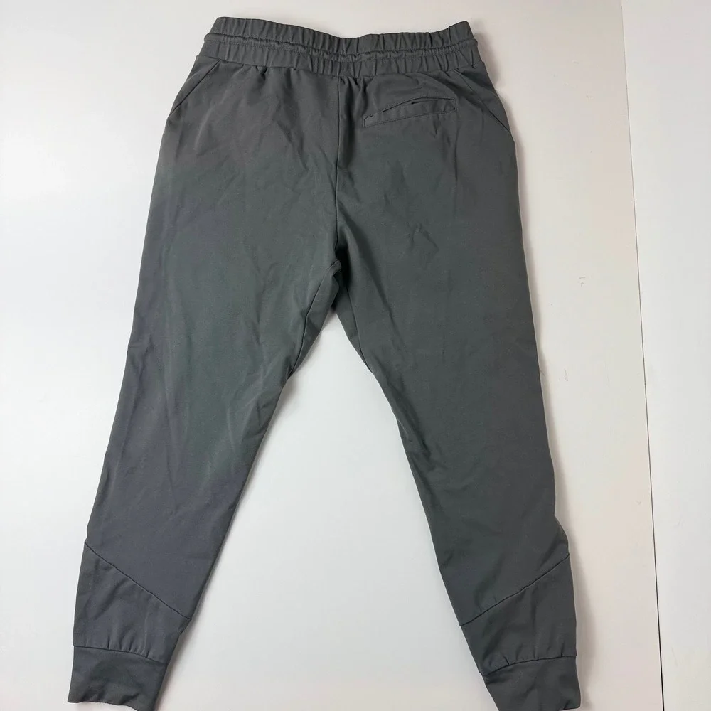 BYLT Basics Mens Active Jogger Pants Charcoal Grey Tapered Athletic Size Medium